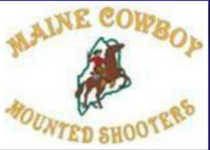 Maine Cowboy Mounted Shooters logo and link